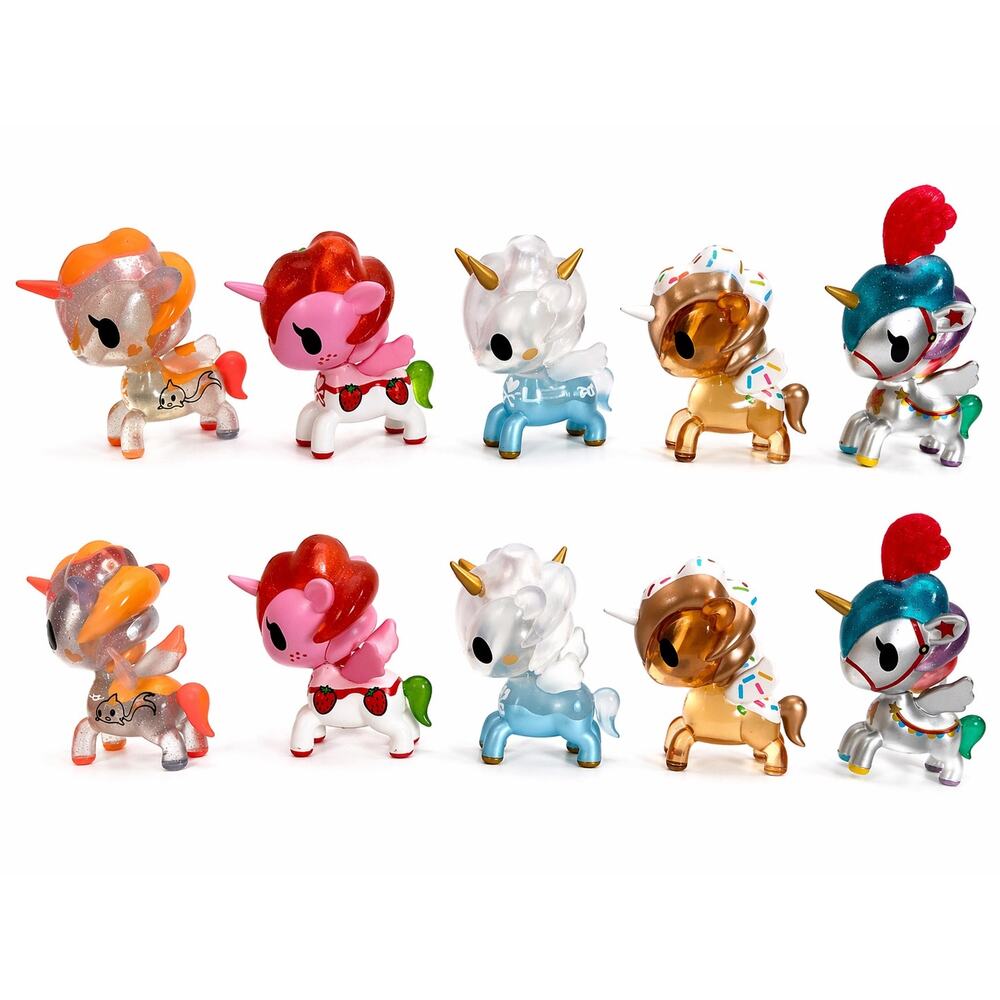 Tokidoki Unicorno Series 4 Metallico Lot Of 5 Figures Kawaii Vinyl Collectibles
